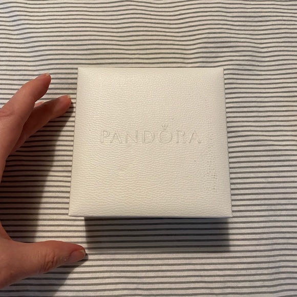 Pandora Silver and Crystal bangle Bracelet. NWT. - Picture 8 of 8